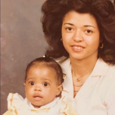 Childhood photo of Keshia Knight Pulliam. 